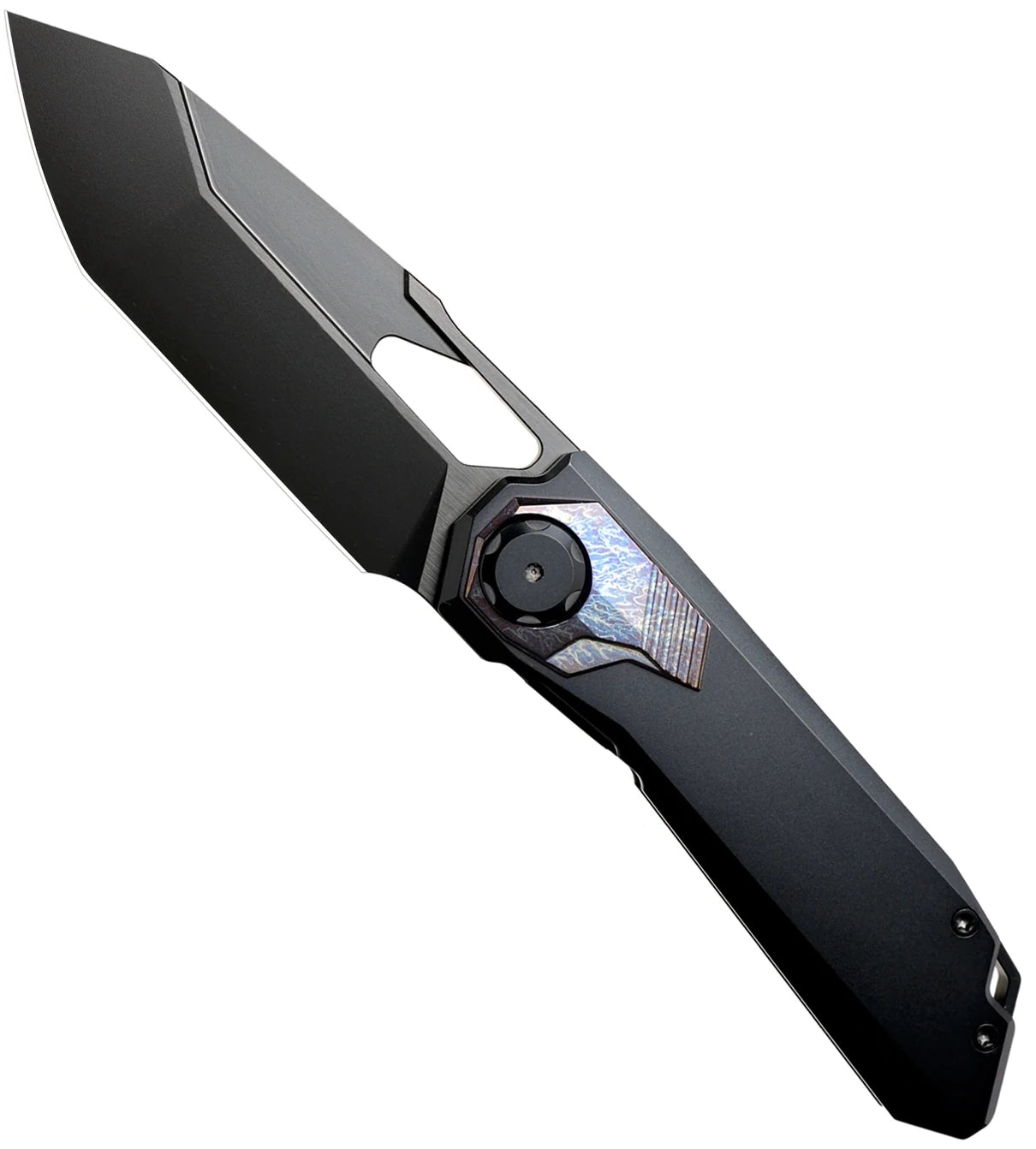Remette RTT1-DT RT-Peregrine Falcon (M390, Reverse Tanto, DLC, Titanium) Pocket Knife