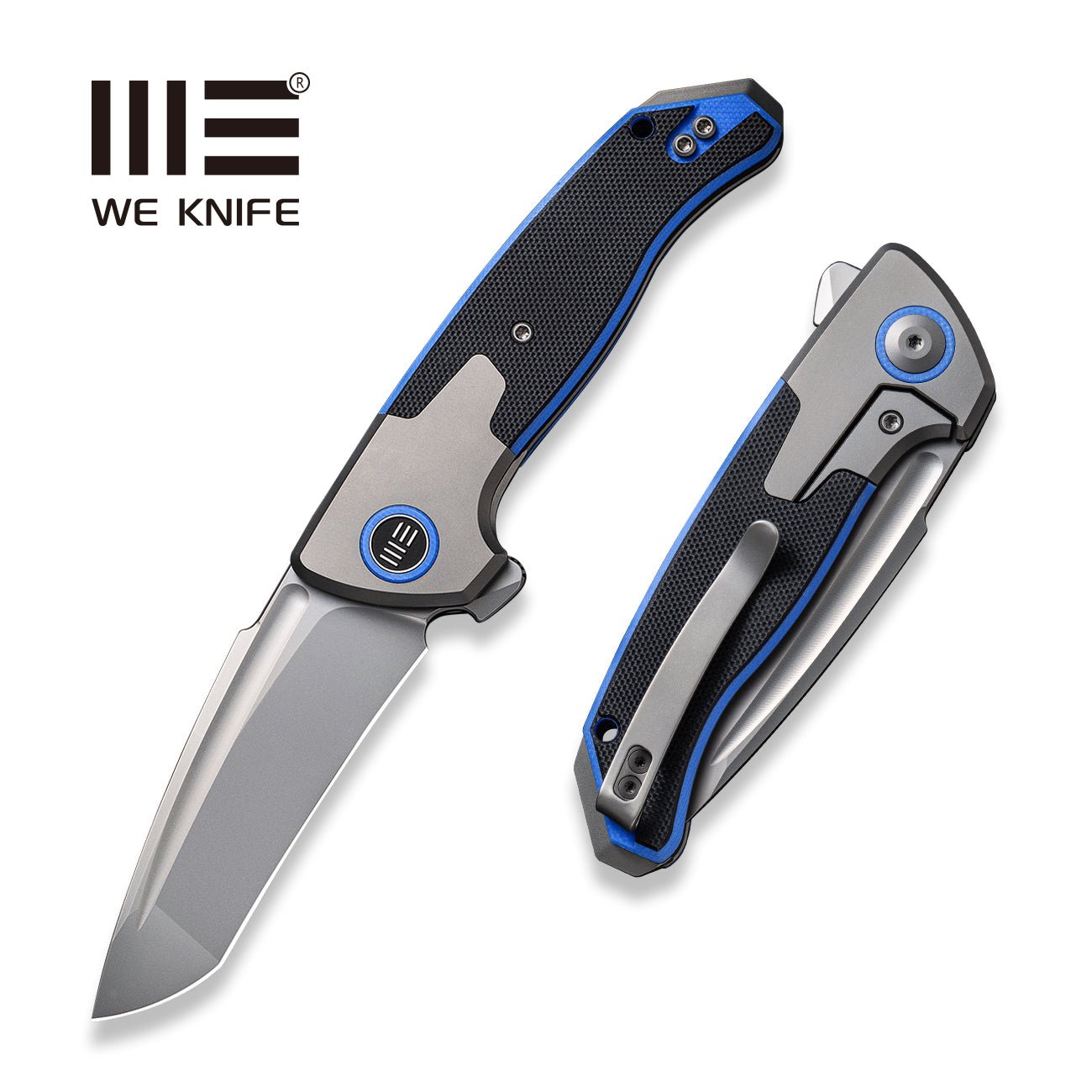 WEKNIFE Press Check Flipper Knife Titanium & G10 Handle (3.15" CPM 20CV Blade) WE20078A-2
